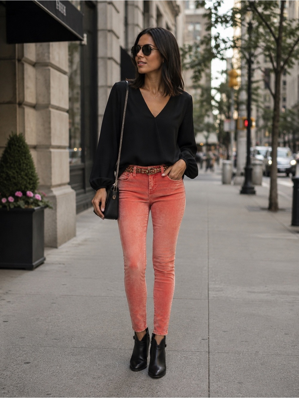 Free People Coral Velvet Low Rise Skinny Jeans Womens Sz 27